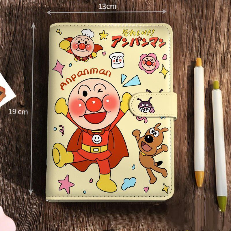 Detachable Cosplay Prop - A6 Anpanman Pu-Notizbuch mit weicher Oberfläche,