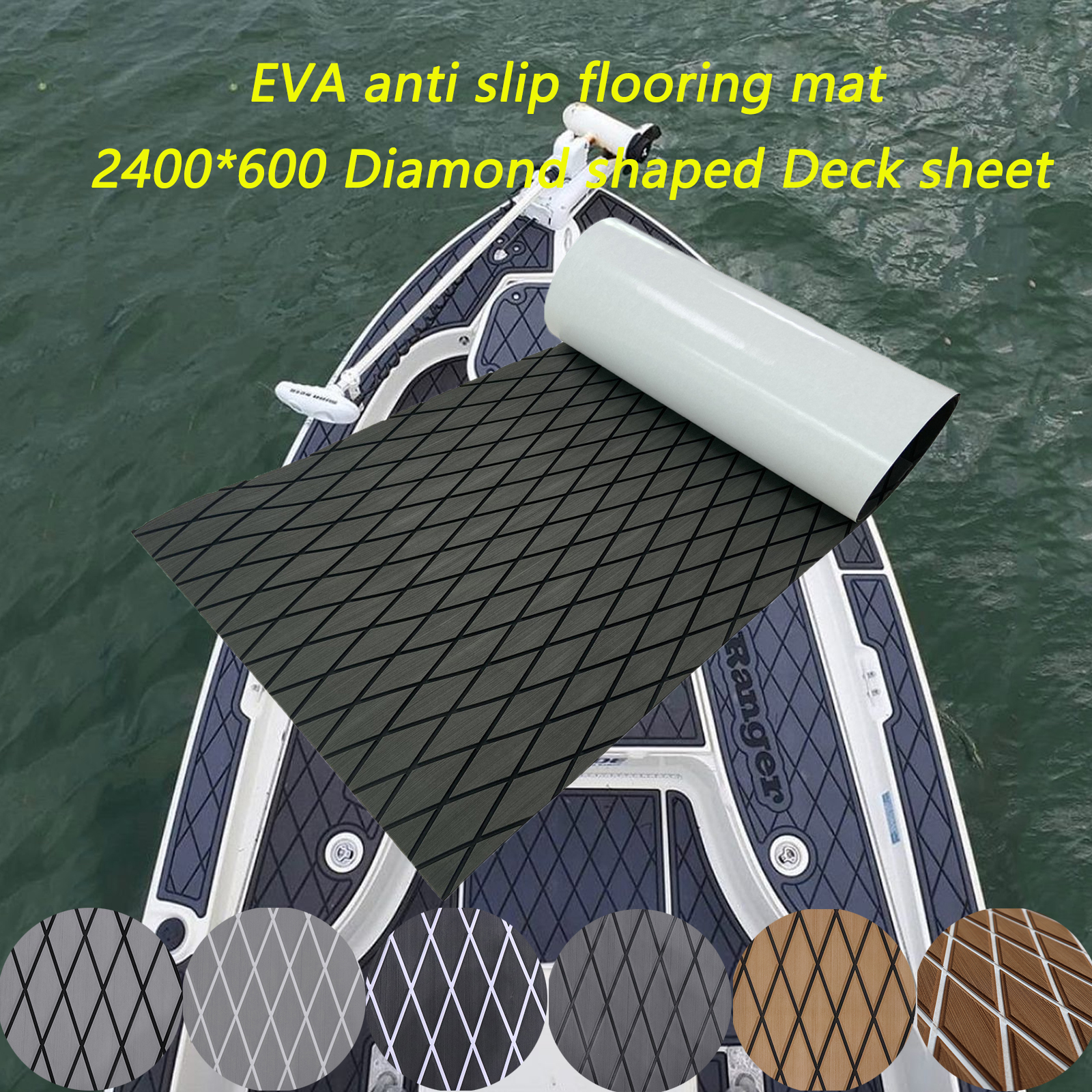 Eva Foam Sheet - 2400*600*6mm Dicke Diamanten EVA Schaum Bodenbelag