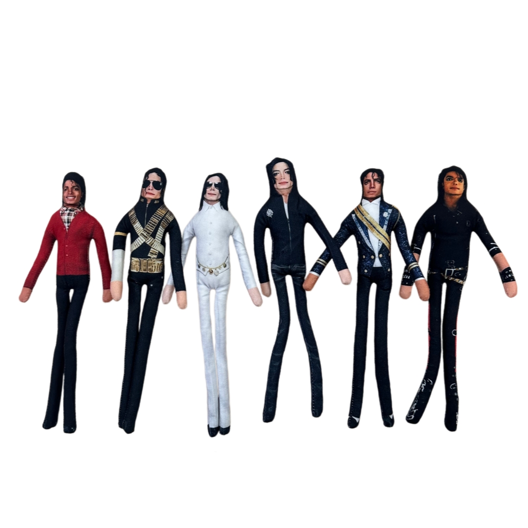 Cosplay Prop - 1-6 Stück Michael Jackson Cosplay Requisiten-Puppe