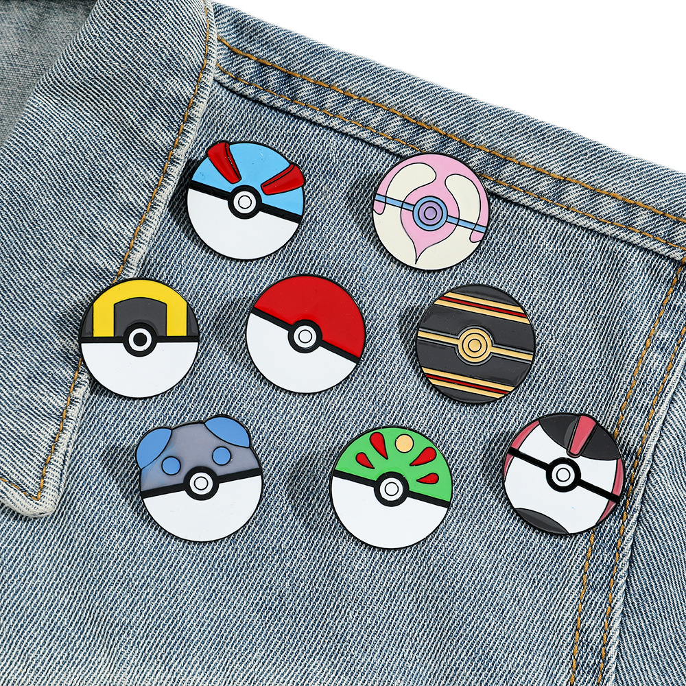 Anime Ball Cartoon Emaille-Pin – Pokeball Cosplay Prop Bewertung und Preis