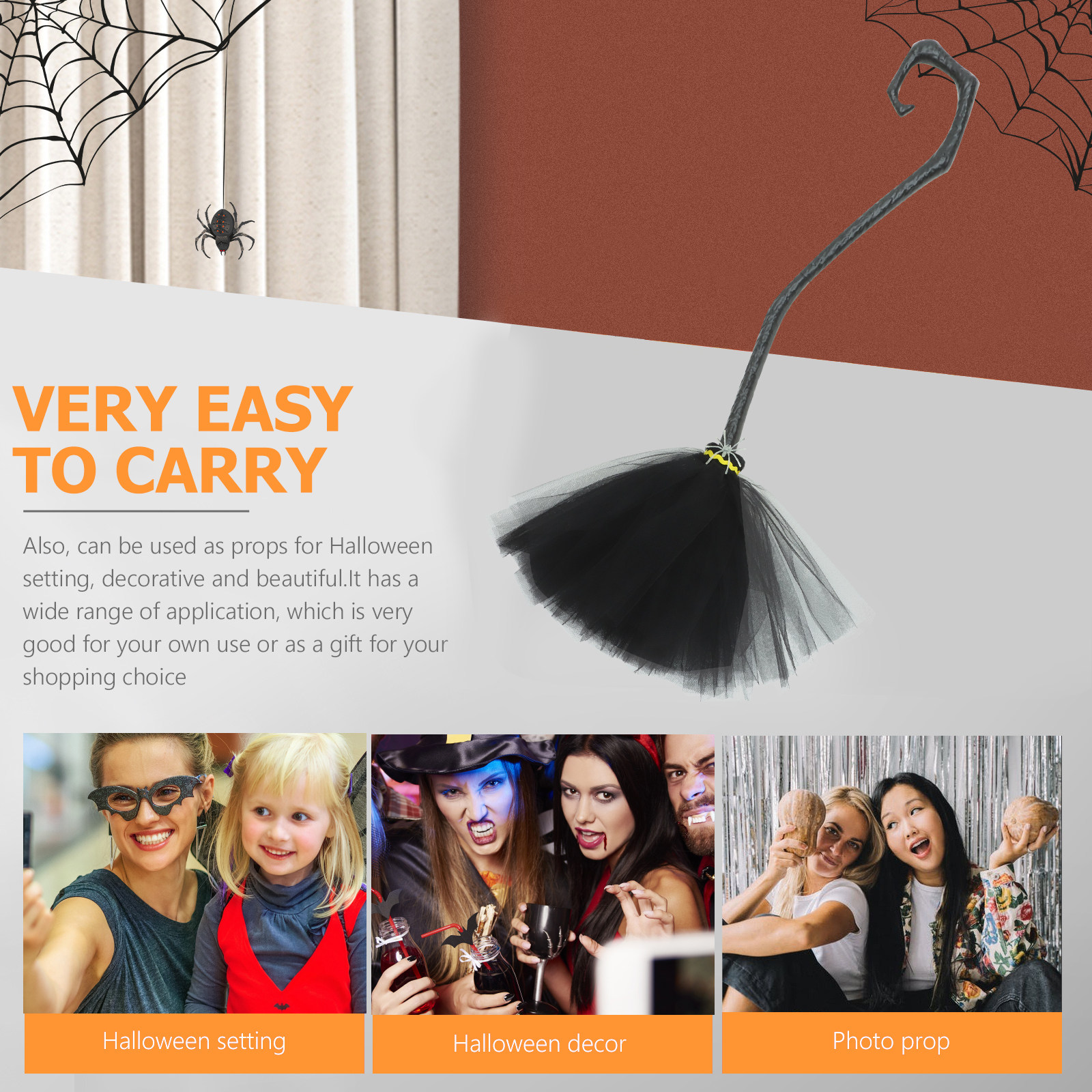 Halloween-Hexenbesen aus Kunst – Detachable Cosplay Prop Bewertung und Preis