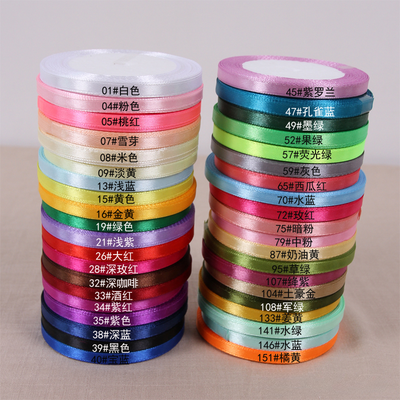 25 Yards/Rolle 6 mm Satinband  – Craft Foam Roll Bewertung und Preis
