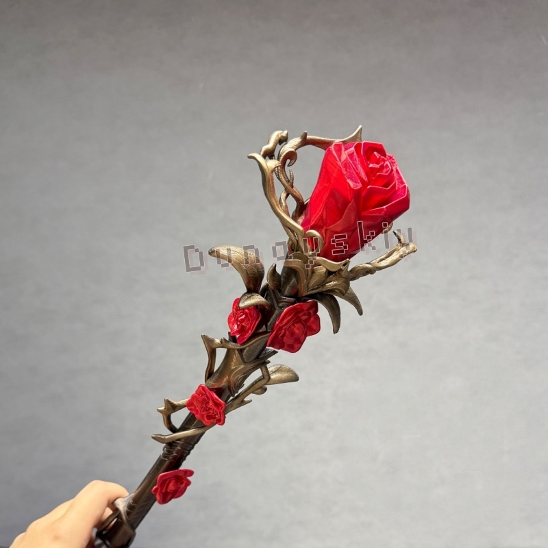 Sylus Staff Silver Wing Demon  – Cosplay Prop 3D Print Bewertung und Preis