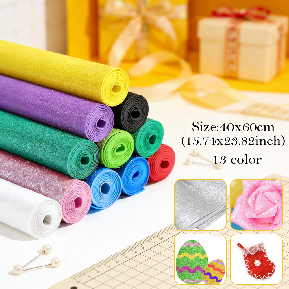 1 Stück glitzernde goldene EVA – Eva Foam Sheet Bewertung und Preis