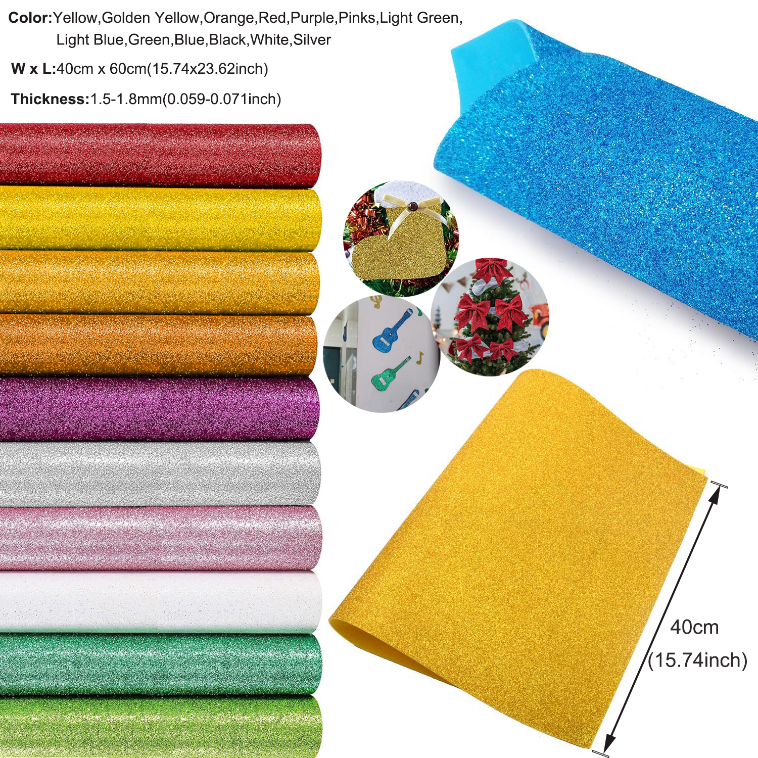 1 Stück glitzernde goldene EVA – Eva Foam Sheet Bewertung und Preis